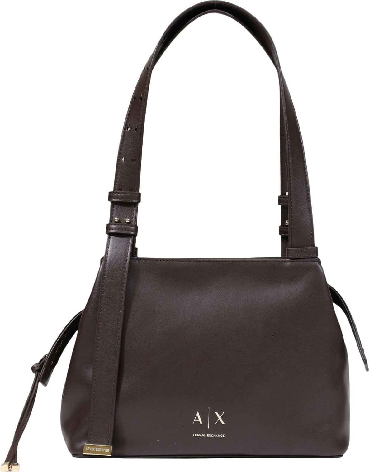 Çantë krahu Armani Exchange XW002604 AF19902 për femra, kafe e errët