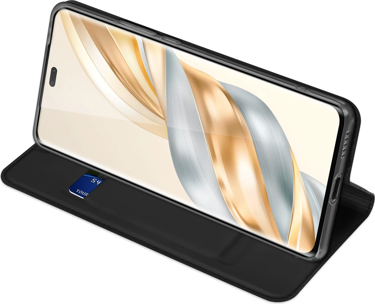 Mbështjellës Dux Ducis SkinPro për Honor Magic7 Lite/X9c/X60 Pro, i zi