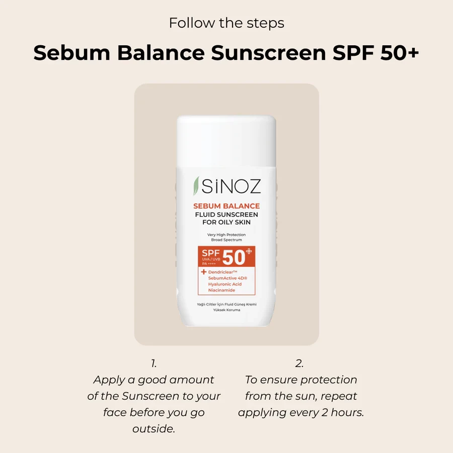 Krem kundër diellit Sinoz Sebum Balance Fluid SPF 50+