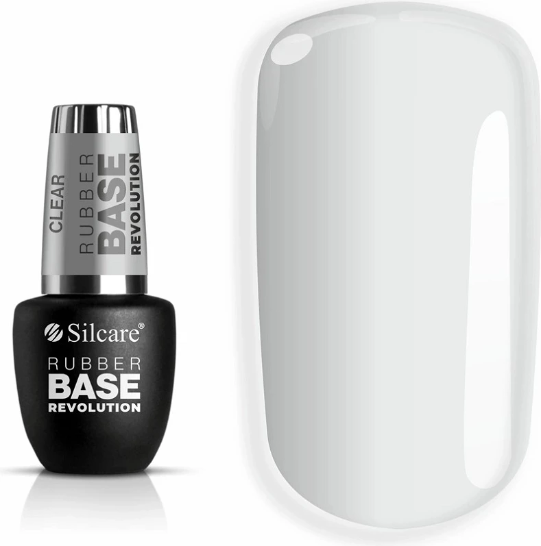Bazë gome për thonj për femra Silcare Revolution Clear, 9ml
