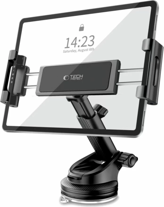 Mbajtës tabletash Tech-Protect V4 për kokpit makine, i zi