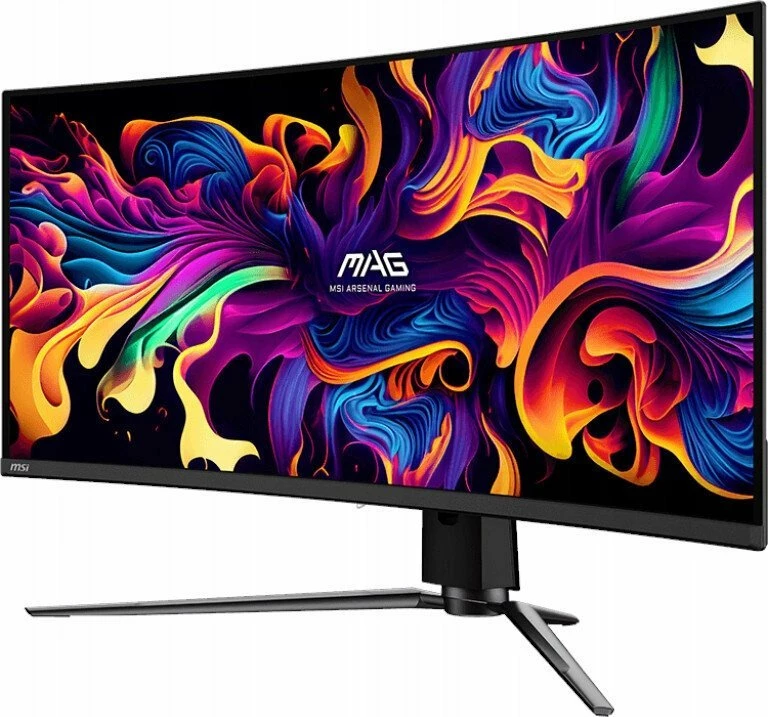 Monitor MSI MAG 341CQP QD-OLED 34\" UWQHD 175Hz i lakuar, i zi