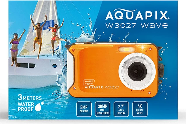 Kamerë digjitale Easypix Aquapix W3027 Wave, waterproof, portokalli