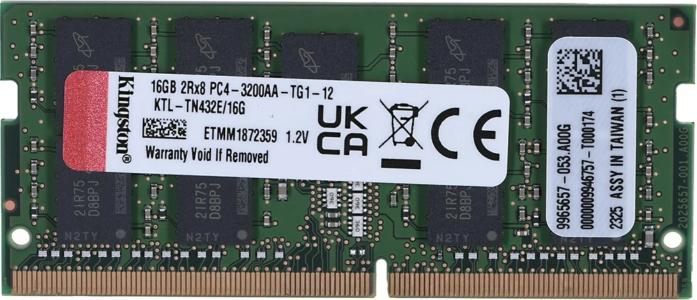 Memorie RAM Kingston për Lenovo, 16GB DDR4 3200Mhz