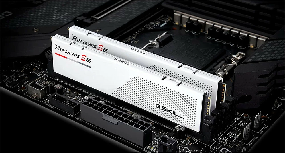 RAM Memorje G.Skill Ripjaws S5 64GB (2x32GB) DDR5 6000MHz e bardhë