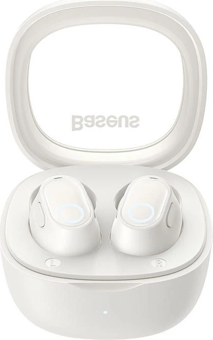 Kufje wireless Baseus Bowie WM02 TWS, Bluetooth 5.3, të bardha