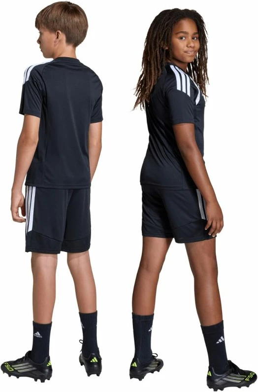 Shorce për fëmijë adidas, zi e bardhë [Madhësia: 152 cm]