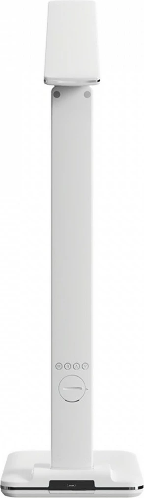 Llambë tavoline Media-Tech MT222 me karikues wireless, LED display, Bardhë