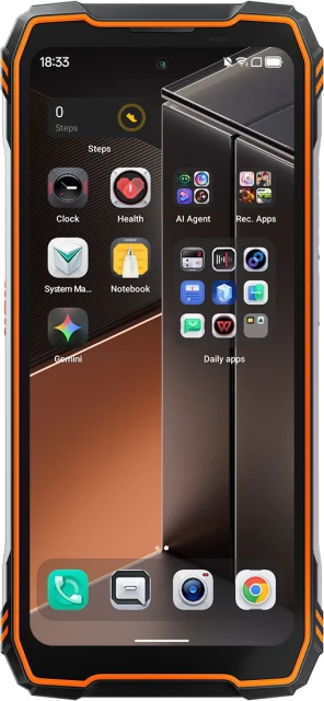 Celular rugged 5G Blackview Xplore 1 Pro 12GB/256GB me kamerë termike FLIR, 20000mAh, Portokalli