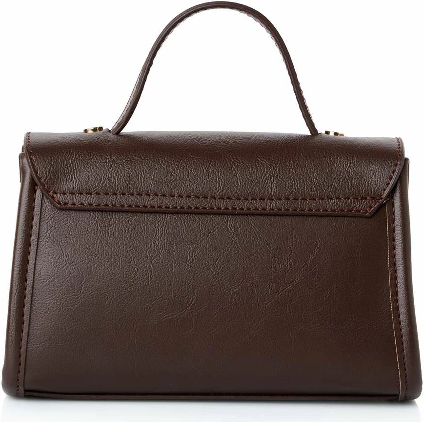 Minibag ngjyrë çokollate, Vince Camuto, Gela