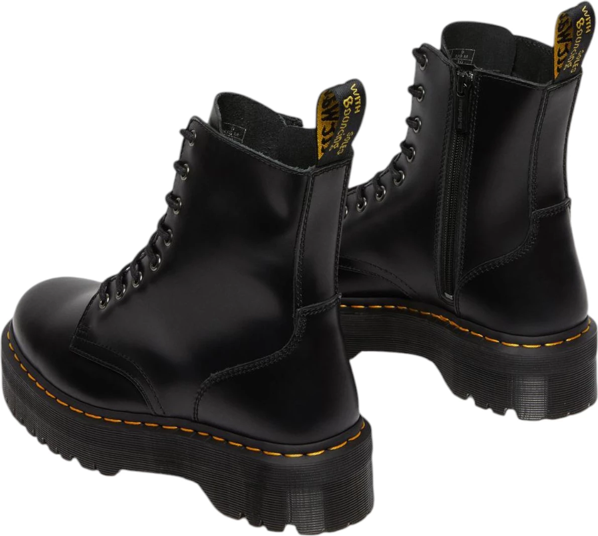 Çizme për femra Dr. Martens Jadon Polished Smooth 15265001, të zeza [Madhësia: 38]