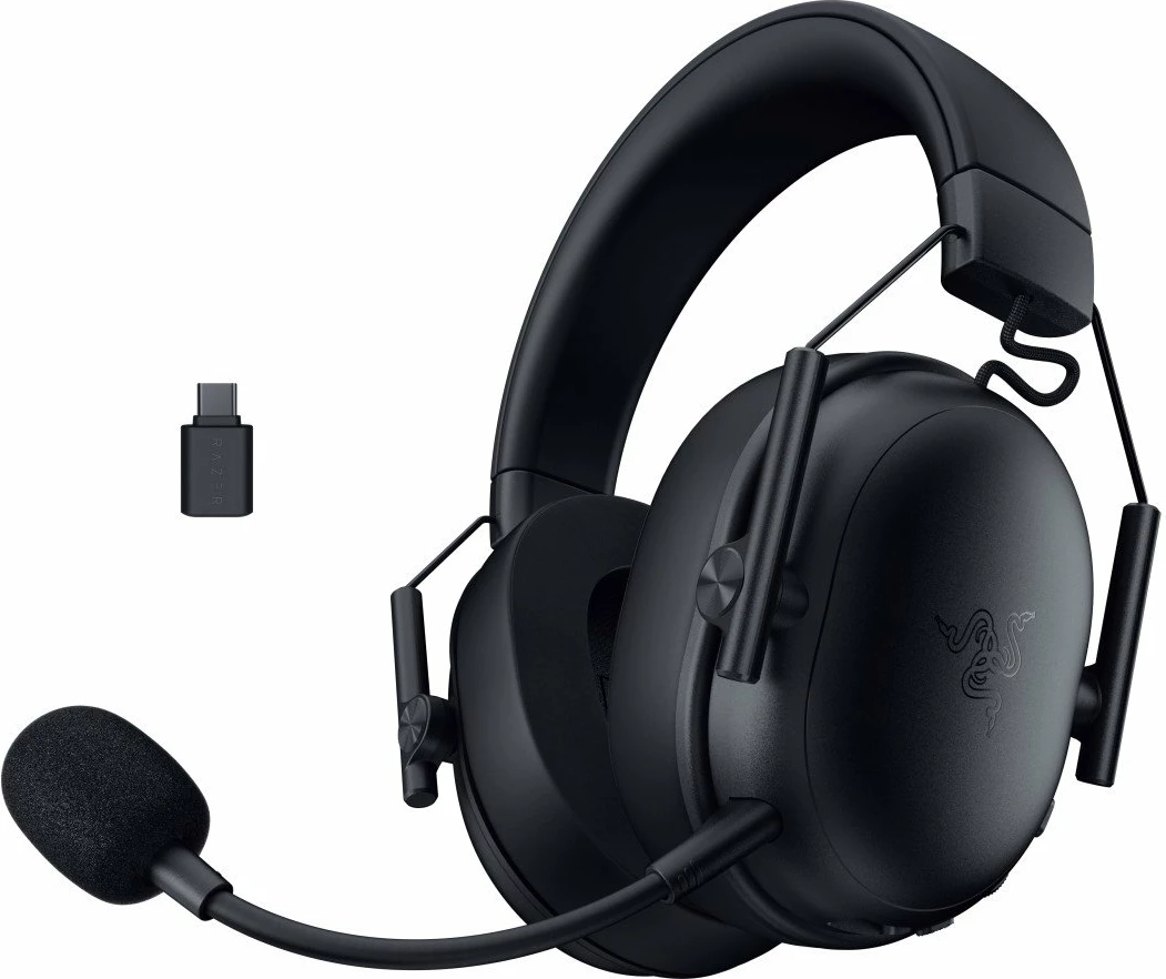 Kufje gaming Razer BlackShark V3 X HyperSpeed (RZ04-05420100-R3M1), wireless 2.4 GHz/Bluetooth/USB, 7.1, 50 mm, të zeza