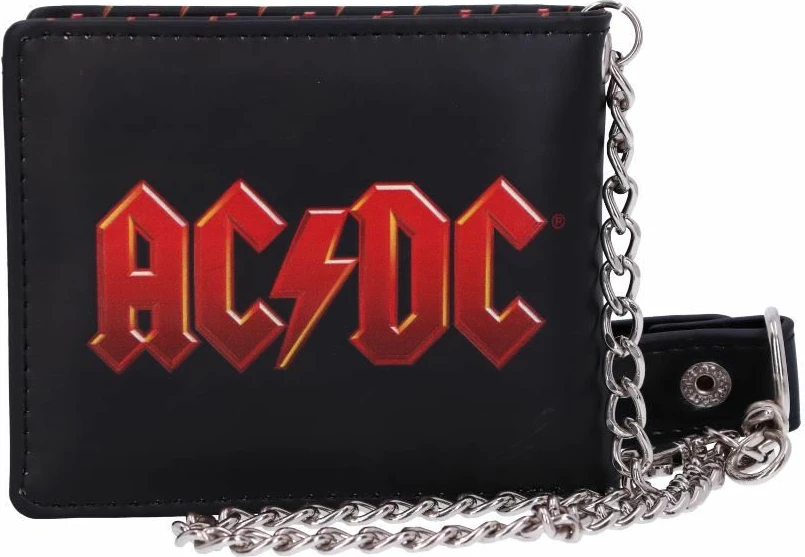 Portofol NEMESIS NOW AC/DC, PU, 11 cm, me zinxhir, i zi