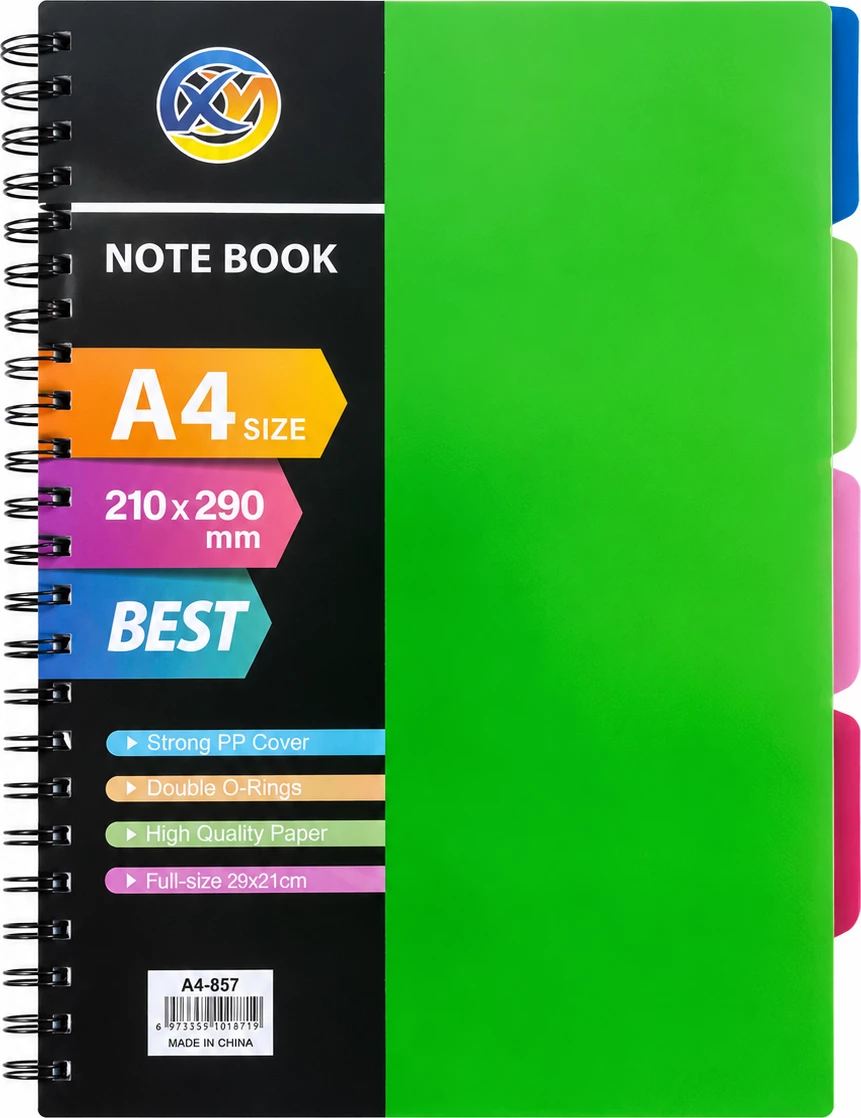 Fletore A4 857 me spirale A12-4				