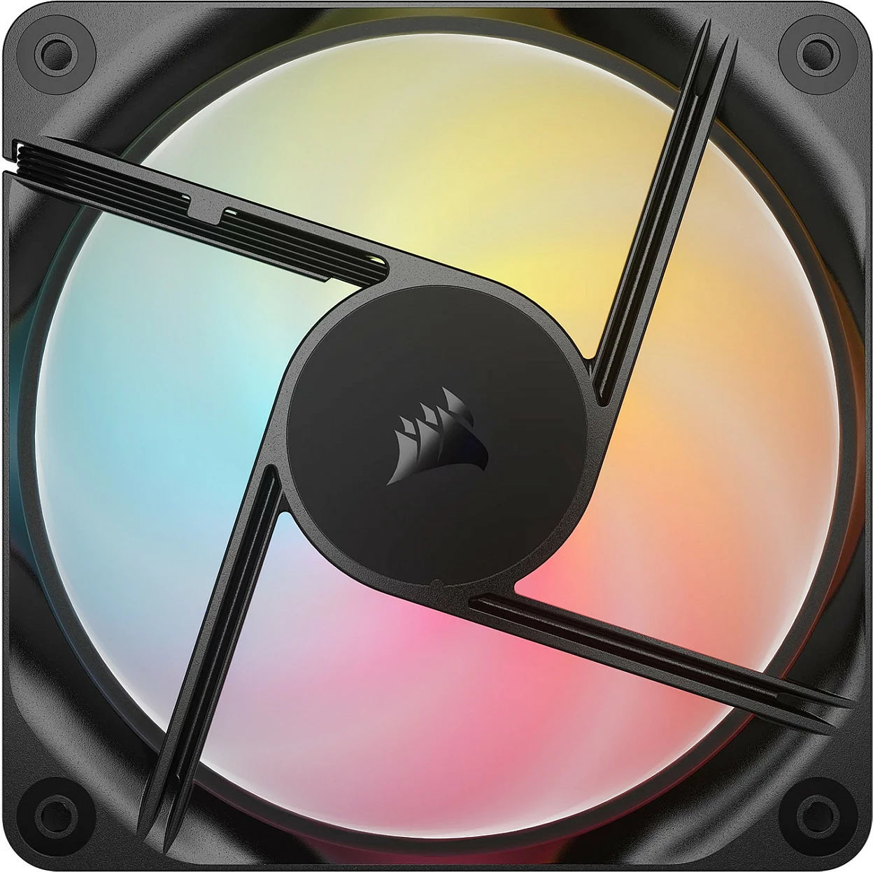 Ventilator kasë Corsair RS120-R ARGB PWM, 120mm, paketë 3 copë, i zi