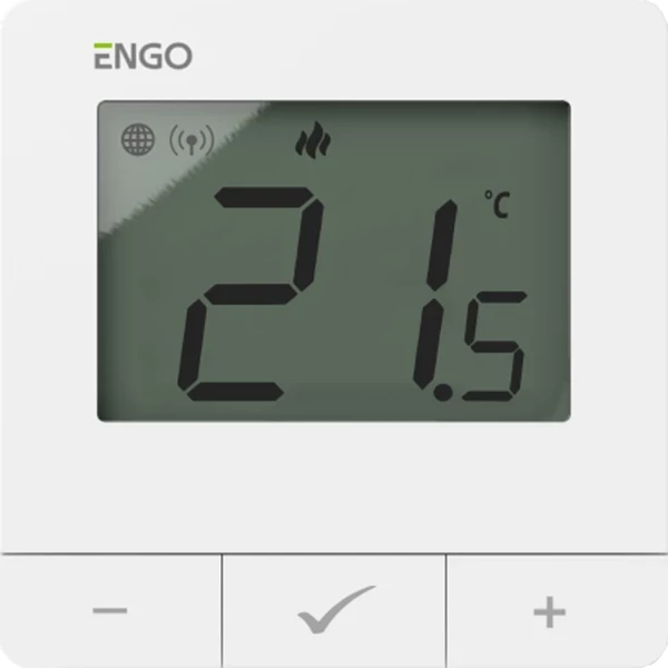 Termostat smart ENGO E25-230w ( me internet me Kabllo)