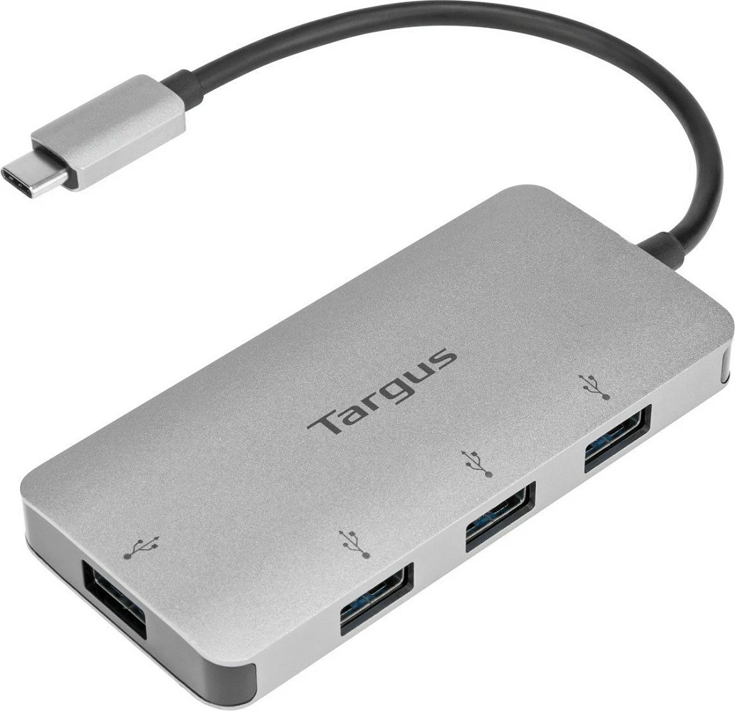 Hub USB-C Targus ACH226EU, 4x USB-A 3.0, 5Gbps, argjendtë