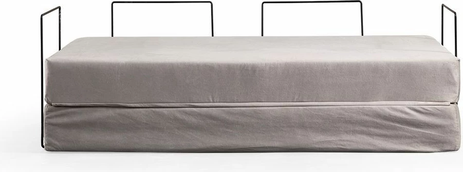 Divan-krevat dy vendësh, ngjyrë gri e çelët, Atelier del Sofa, Via Con