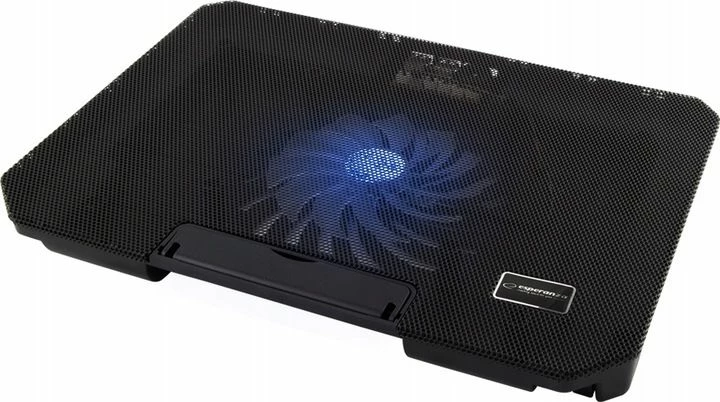 Ftohës për laptop Esperanza EA141 deri 17.3\", me ventilator LED, USB hub 1-port, i zi