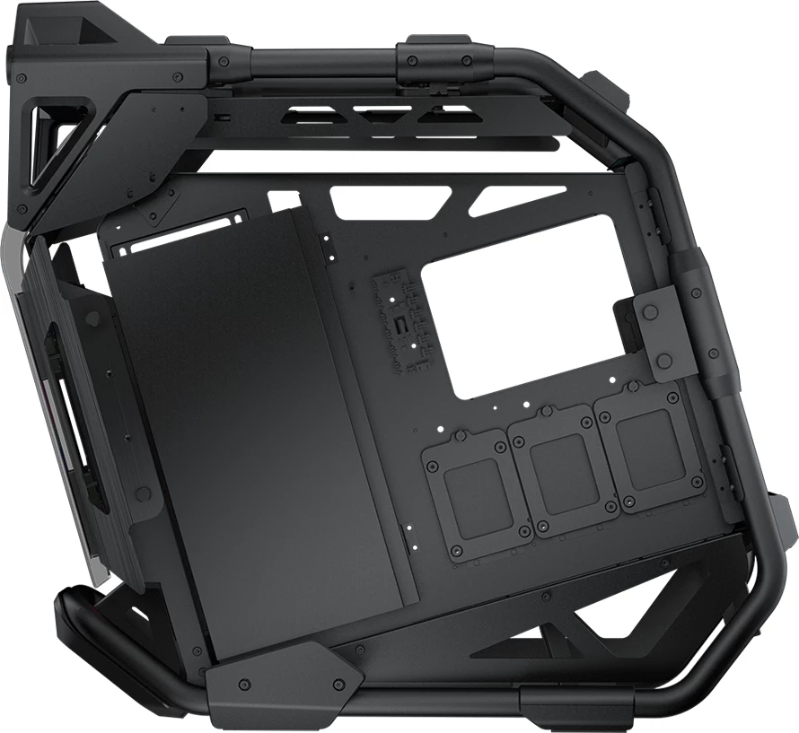 Kasë COUGAR CRATUS Mid Tower, tempered glass, RGB, Black