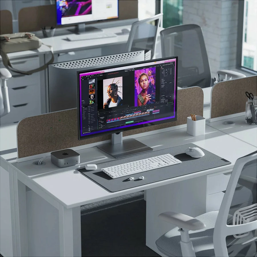 Monitor ALOGIC Clarity 5K Touch 27", 5120x2880, USB-C 65W, touchscreen, i zi/argjendtë