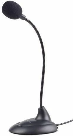 Mikrofon Gembird MIC-205, 3.5mm, omnidireksional, kabllo 2 m, i zi