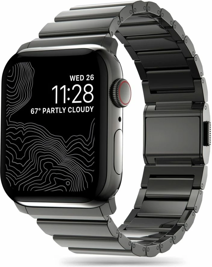 Rrip çeliku për Apple Watch Tech-Protect SteelBand, 42/44/45/49 mm, i zi