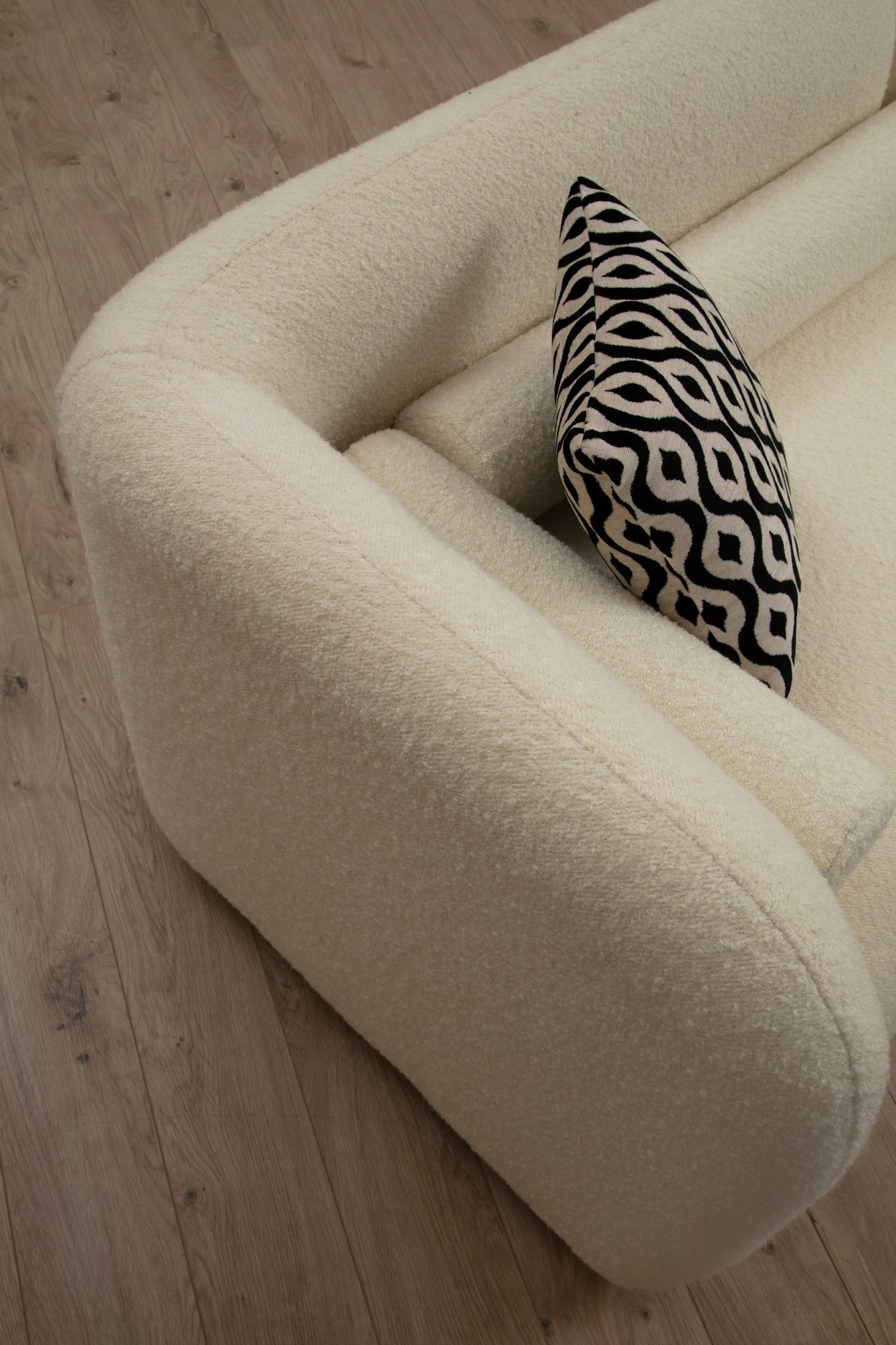 Divan dy-vendësh Atelier del Sofa, Victoria Bouclette, krem