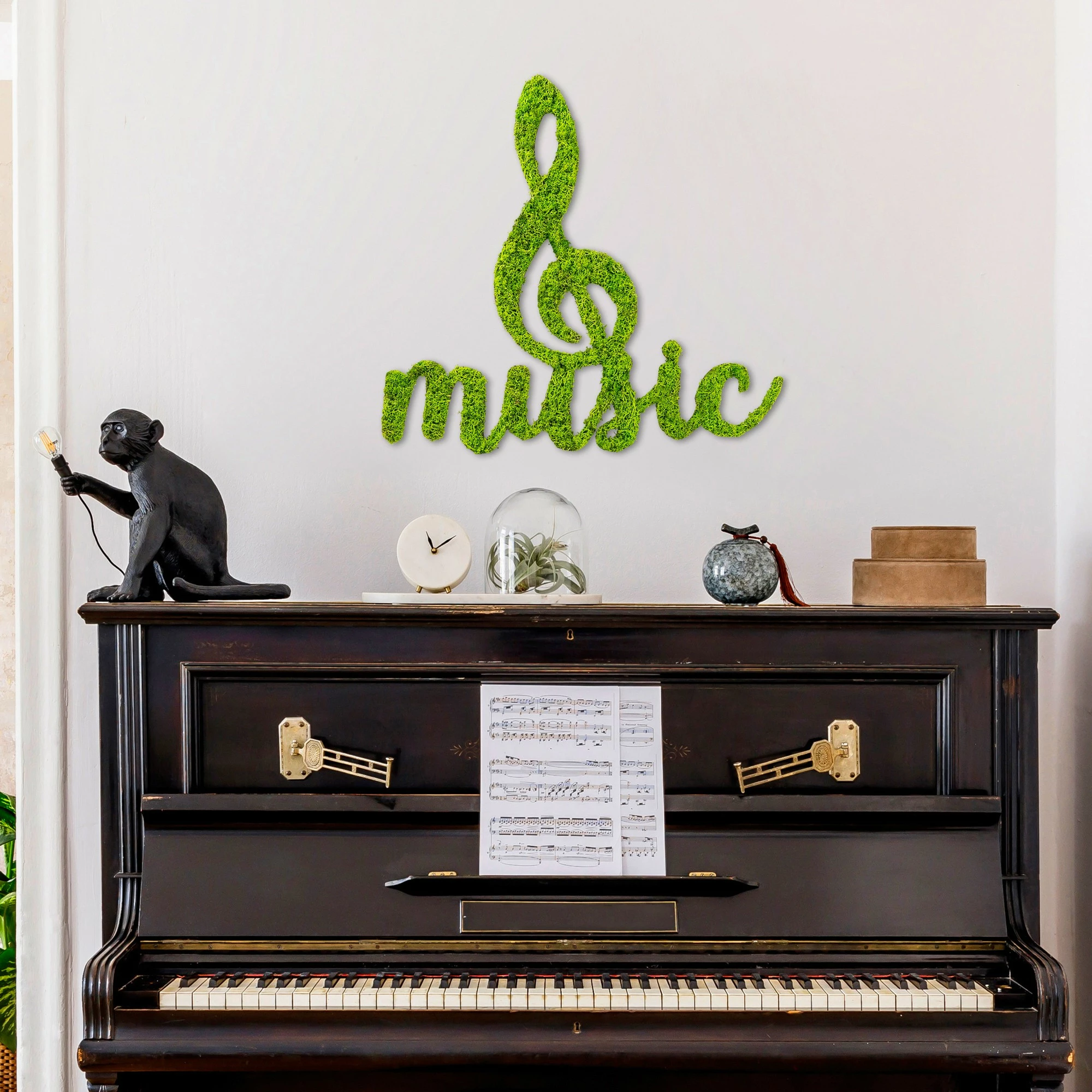 Aksesor dekorativ muri Wallity, myshk, muzikë