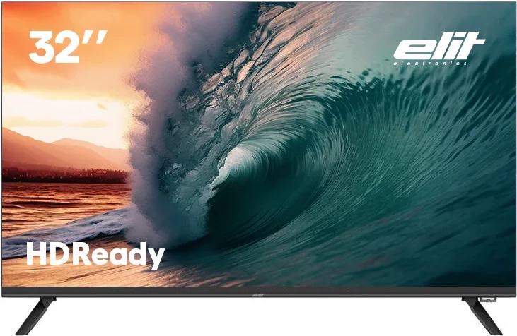 Televizor LED, Elit L-32024ST2, 32", HD Ready, 3x HDMI, 2x USB, DVB-T2/S2/C