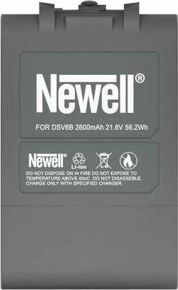 Bateri Newell DSV6B 2600mAh 21.6V për Dyson V6, gri