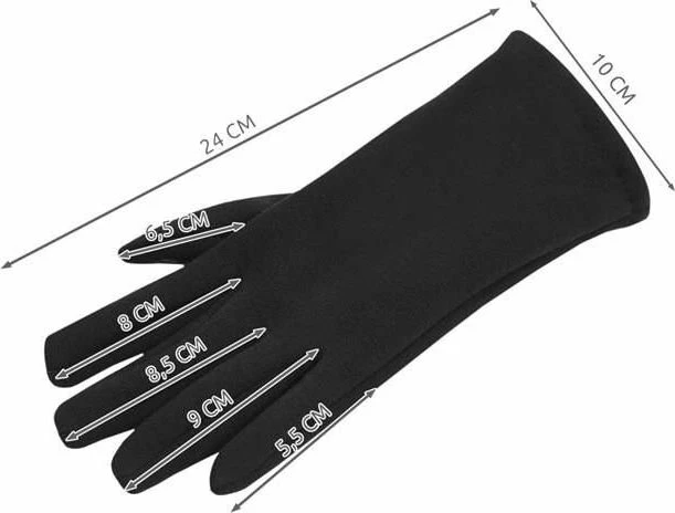 Dorëza touch Iso Trade R6413, universale 24x10 cm, set me astar, të zeza