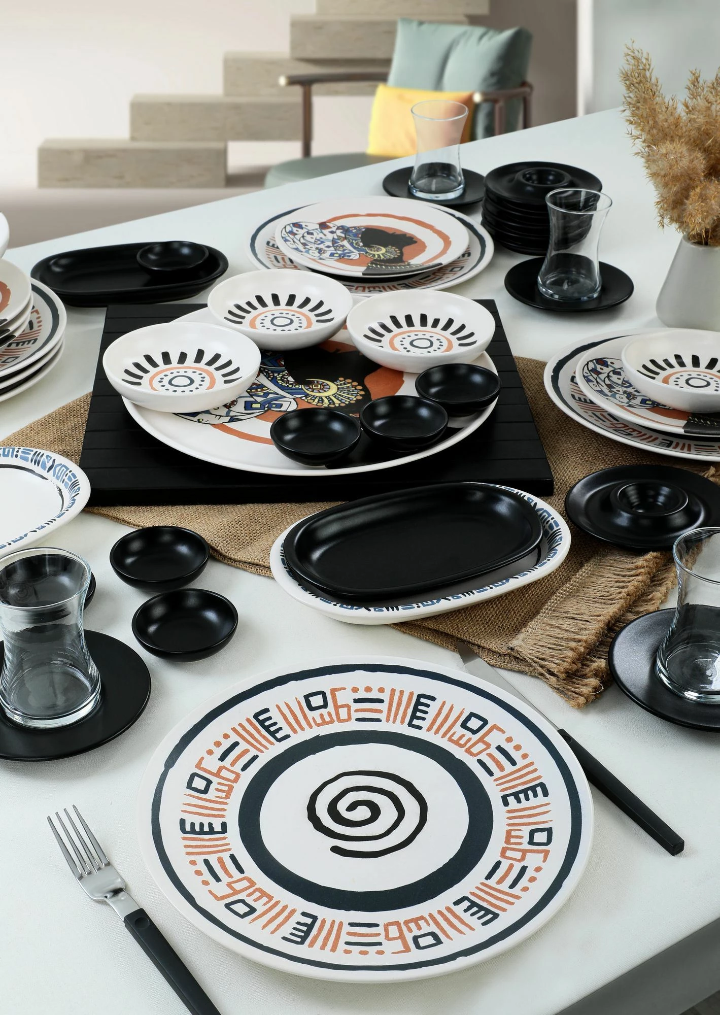 Set mëngjesi 50 pjesësh Hermia Concept, TV087050F26MAD45M00MAP0300