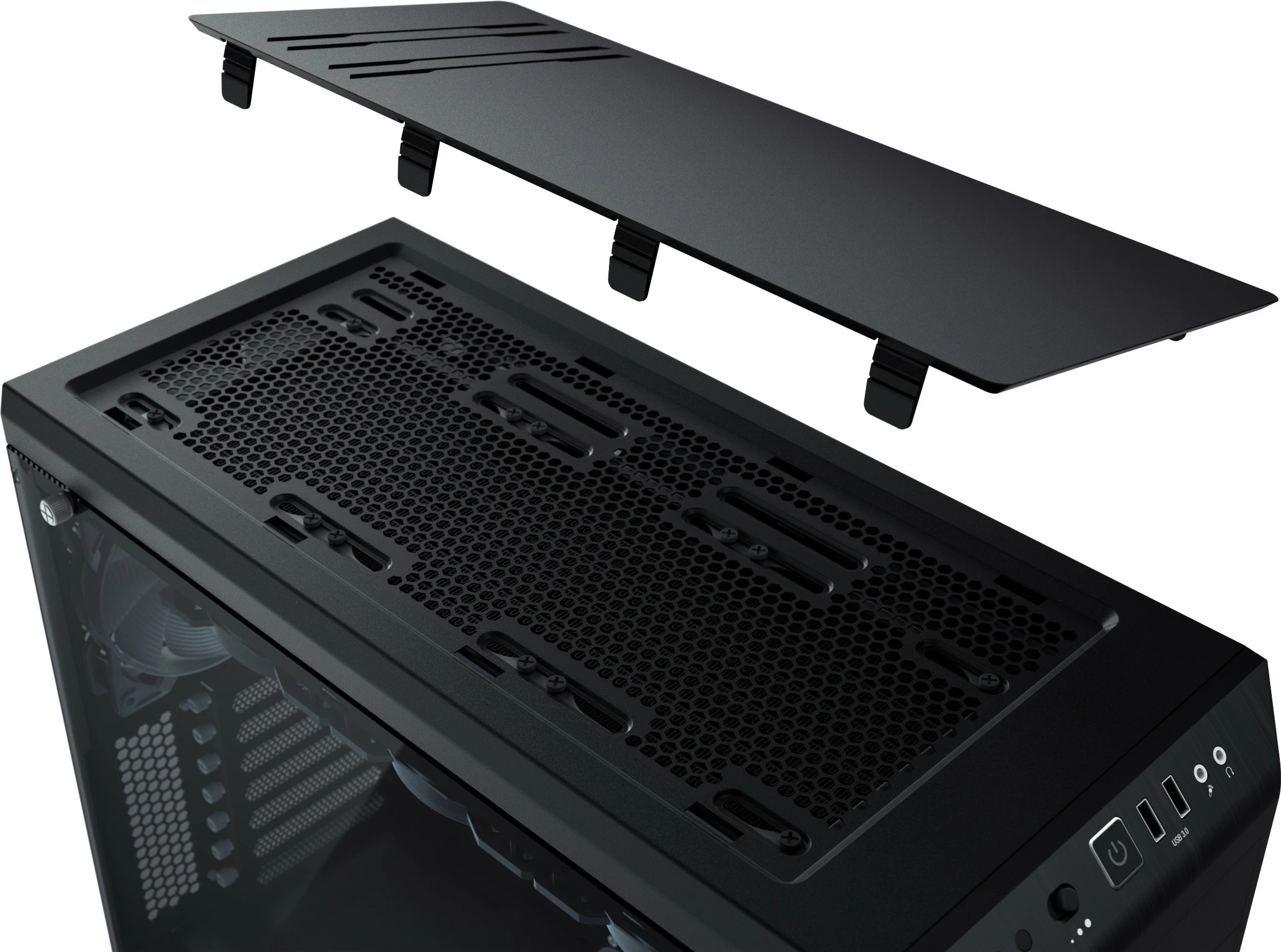 Kasë Be Quiet! Pure Base 600 Window, Midi Tower, PC, e zezë