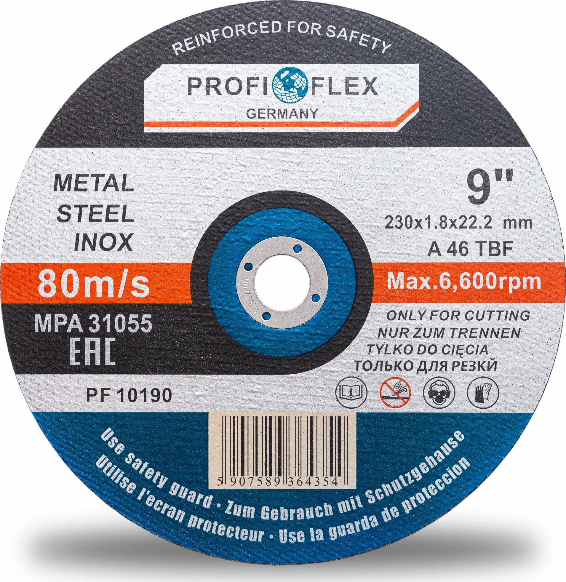 Disk prerës për metal Silver Profi-Flex PF 10190 230mm 22.2mm 1.8mm