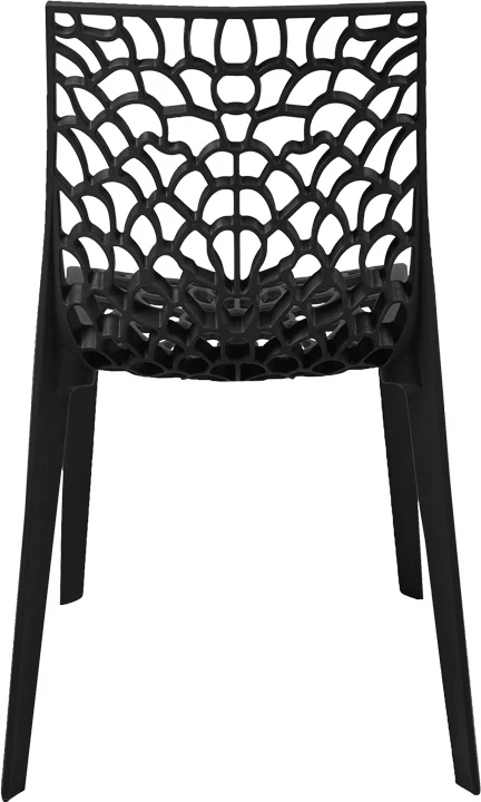 Karrige e grumbullueshme Hush, ngjyrë e zezë, 50x57x81cm