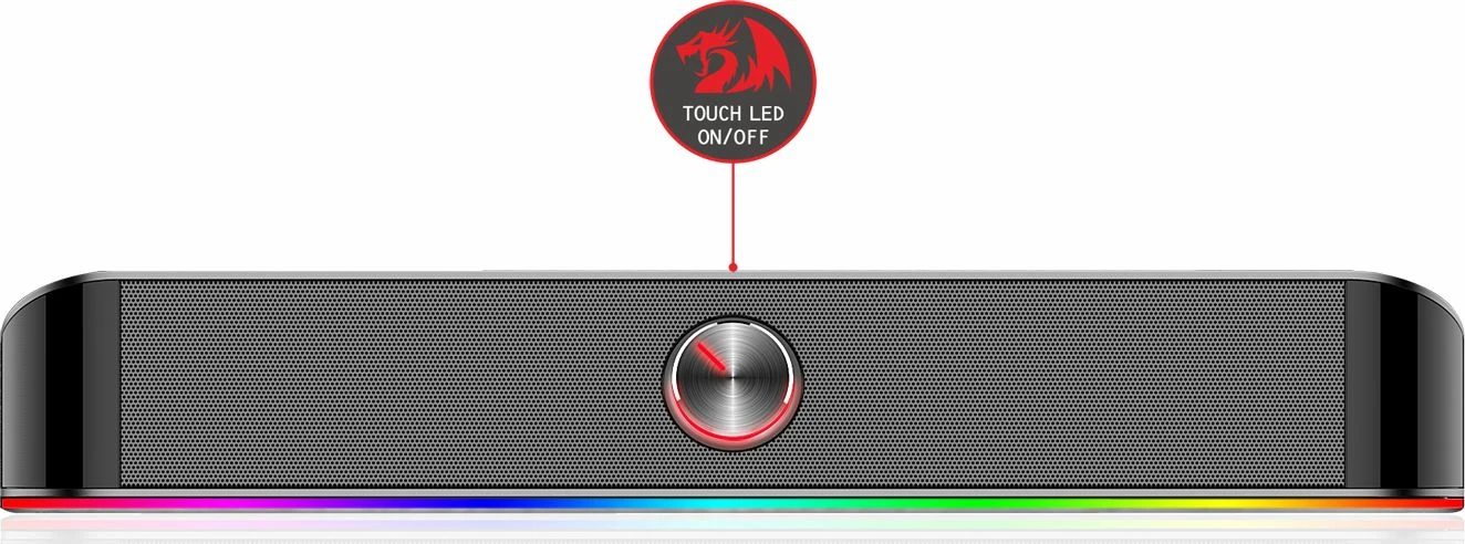 Altoparlantë për kompjuter Redragon Adiemus GS560 2.0 RGB, të zeza