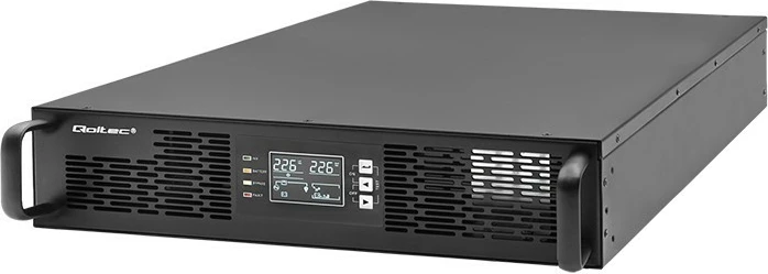 UPS Qoltec 2kVA 2000W, Rack, On-line, LCD, i zi