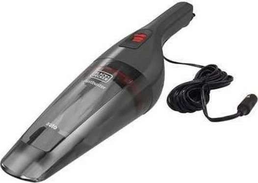 Fshesë me korrent dore për veturë Black&Decker NVB12AVA-XJ 12V, 370 ml, kabllo 5 m, me aksesorë, gri