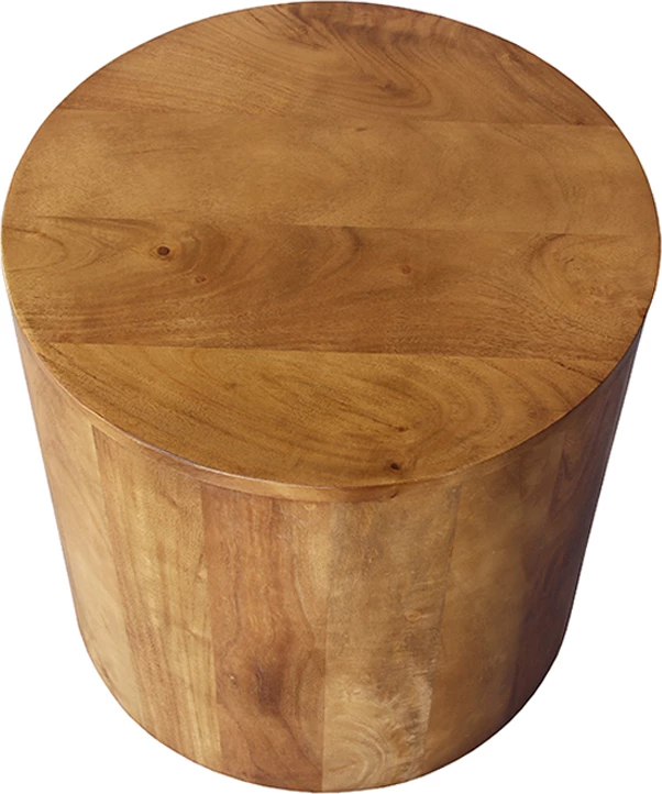Tavolinë anësore Tulum, dru akacie, ngjyrë arre, 45x45x45