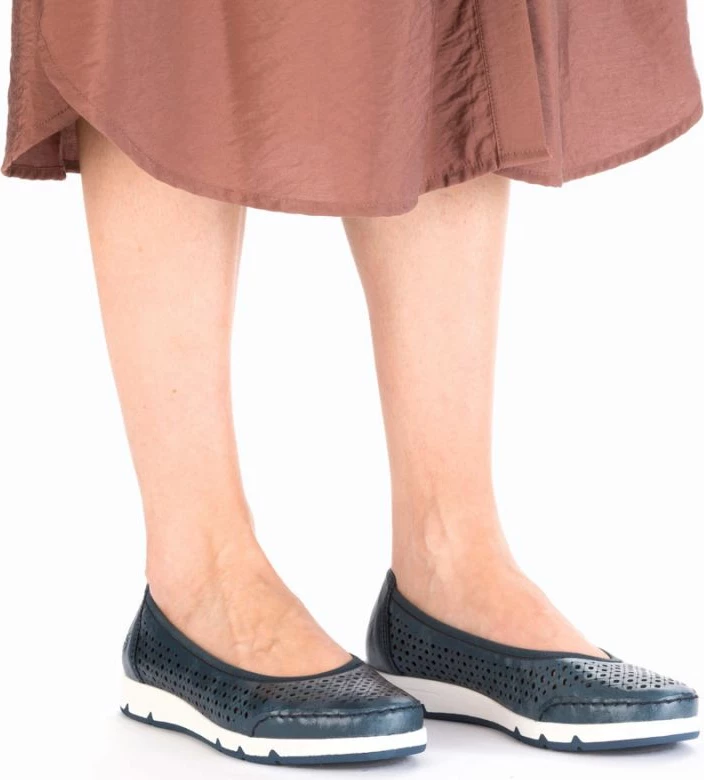 Balerina femra Rieker L3065-14, të kaltra