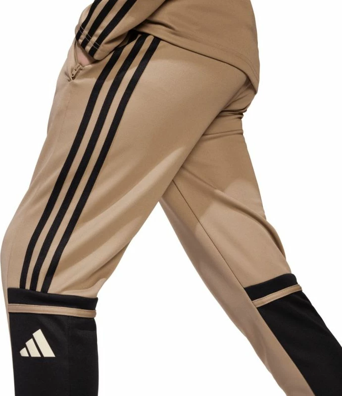 Pantallona për fëmijë adidas, bezhë [Madhësia: 116 cm]