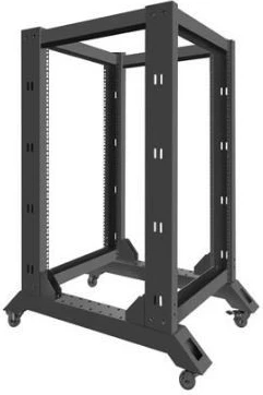Rack i hapun Lanberg OR01-6818-B, 18U, 600x800mm, Çelik, Zi