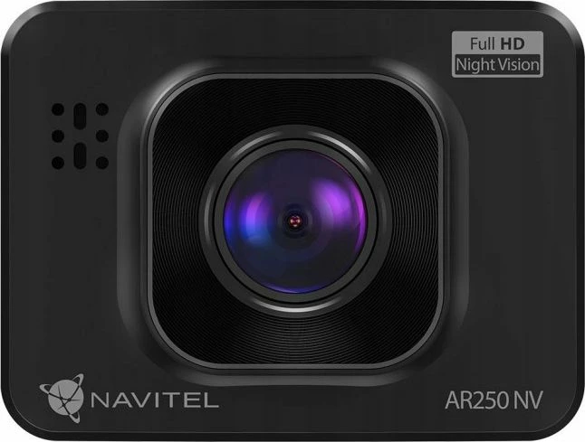 Kamerë regjistruese për veturë Navitel AR250 NV Full HD 1080p, Night Vision, ekran 2\", kënd 140°, e zezë, set me mbajtëse dhe karikues veture