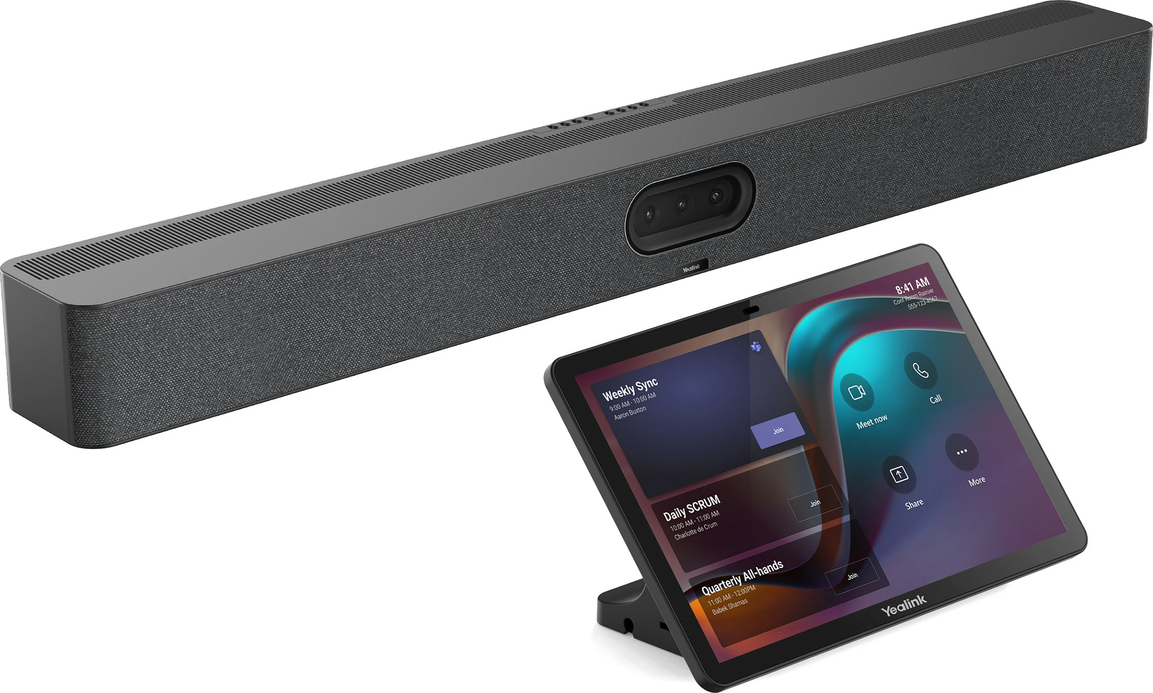 Sistem video-konference Yealink MeetingBar A50-031, 4K 60fps, 8x zoom, Android 13, i zi