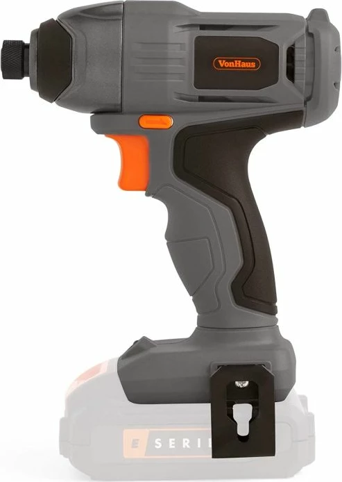 Vidhues goditës pa kabllo VONHAUS E-Series MPN 3500167, 18V 100Nm 1/4\", pa bateri/karikues, gri/zi