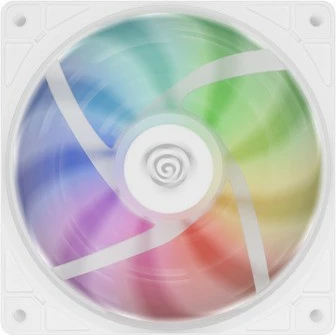 Ventilator kase Natec GENESIS OXAL 120 ARGB, 120mm, i bardhë