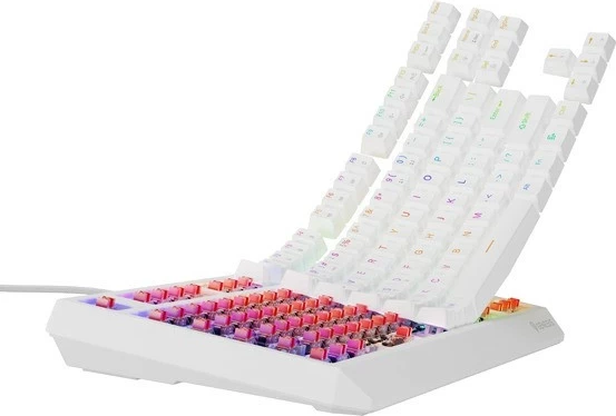 Tastierë gaming Genesis Thor 230, Outemu Red, TKL, RGB, e bardhë