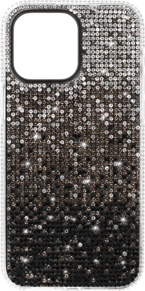 Mbështjellës ONASI 19273 Star Light për Samsung Galaxy A15 5G, PC+TPU, me shkëlqim/diamantë, i zi