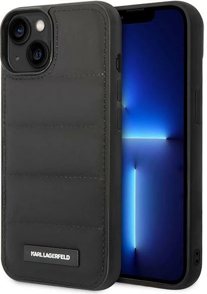 Mbështjellës Karl Lagerfeld KLHCP14MPSQAK për iPhone 14 Plus 6.7", hardcase, i zi